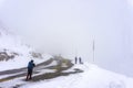 Mountaineers are climbing the Honaz Mount Royalty Free Stock Photo