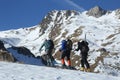 Mountaineers climbing Mount Korab