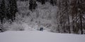 Mountaineers ready to face the cold of the mountains Royalty Free Stock Photo