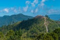 Mountainous border that separates Thailand - Myanmar at doi angkhang chiangmai,Thailand