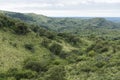 Mountainous green landscape, in Cordoba, Argentina Royalty Free Stock Photo