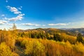 Mountainous landscape of the Kysuce region Royalty Free Stock Photo