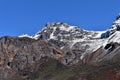 Mountainous landscape in North Sikkim, India.