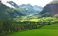 Mountainous landscape of northern Norway Royalty Free Stock Photo