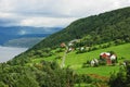 Mountainous landscape of northern Norway Royalty Free Stock Photo