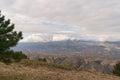 Mountainous landscape in southern Spain