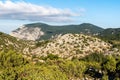 Mountainous landscape in Spil Dagi National Park in Manisa, Turkey