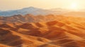 Mountainous Landscape Sunrise Golden Hour Royalty Free Stock Photo
