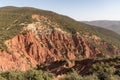 Mountainous landscape in Tizi ait Barka, Morocco