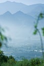 Mountainous Tibetan landscape Royalty Free Stock Photo