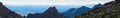 Mountain panorama. Mountain rocky landscape. Real photo of Tatra Mountains in Slovakia.