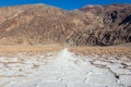 Mountains Above Badwater Basin Salt Flats, Death Valley National Park. California Royalty Free Stock Photo