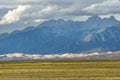 Mountains Above Great Sand Dunes Royalty Free Stock Photo