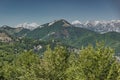 the mountains of the albani national park will charm all tourists Royalty Free Stock Photo