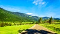 Mountains along the Heffley-Louis Creek Road in BC Canada