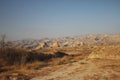 The mountains along the Persian Gulf in Iran Royalty Free Stock Photo