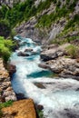 Alpine rills in teh Spanish Pyrenees. Royalty Free Stock Photo