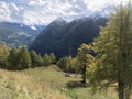 Mountains in the alps Grossglockner, the highest mountain of Austria