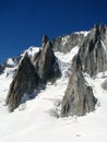 Mountains alps view Monte Bianco