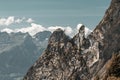 Mountains of alpstein in the summer season