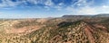 Mountains with argan trees in Morocco