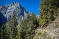 Samaria Gorge in Greece Royalty Free Stock Photo