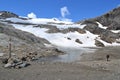 Mountains Austrian Alps Glacier Glacier Pasterze Royalty Free Stock Photo