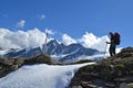 Mountains Austrian Alps Glacier Glacier Pasterze Royalty Free Stock Photo