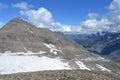 Mountains Austrian Alps Glacier Glacier Pasterze Royalty Free Stock Photo
