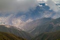 Mountains between Balsas and Leimebamba, Pe Royalty Free Stock Photo