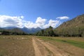 The mountains of the Barguzin mountains, this valley of the Barguzin river Royalty Free Stock Photo