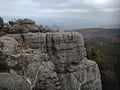 Mountains behind the massif of Szczeliniec Wielki