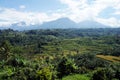 Mountains and bench terraces