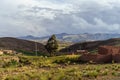 Mountains of Bolivia, altiplano Royalty Free Stock Photo