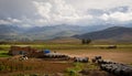 Mountains of Bolivia, altiplano Royalty Free Stock Photo