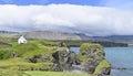 Mountains and Cabin Snaefellsjokull National Park