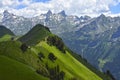 mountains and chasms nature view Royalty Free Stock Photo