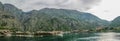 mountains in the city of Kotor panorama