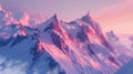 mountains, clean lines, cinematic desktop wallpaper, bright colours and deep blacks