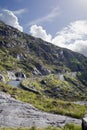 Mountains and cliff road at the conor pas Royalty Free Stock Photo