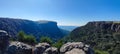 Mountains - Cliffs - Boulders - Clear Skies