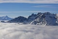 Mountains in the clouds