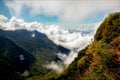 Mountains with clouds. Plateau ` End of the World ` , Horton, Sri Lanka