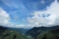 Mountains and clouds