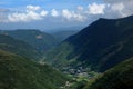 Mountains and clouds