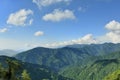 Mountains and clouds