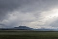 Mountains and clouds