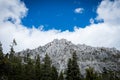 Mountains and clouds