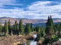 Mountains in Colorado late in the fall Royalty Free Stock Photo