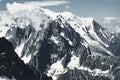 Mountain and snow peaks of France